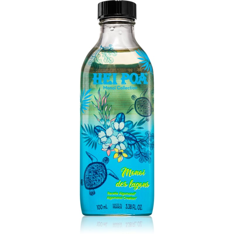 Hei Poa Tahiti Monoi Oil Lagoon With Algomonoi Olio Idratante Per Corpo E Capelli 100 Ml