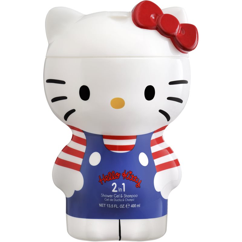 Hello Kitty Shampoo And Shower Gel 2 In 1 Gel Doccia E Shampoo 2 In 1 Per Bambini 2D 400 Ml