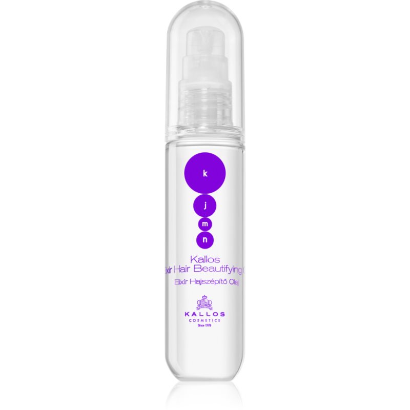 Kallos Kjmn Professional Elixir Hair Beautifying Oil Olio Nutriente Per Capelli 50 Ml
