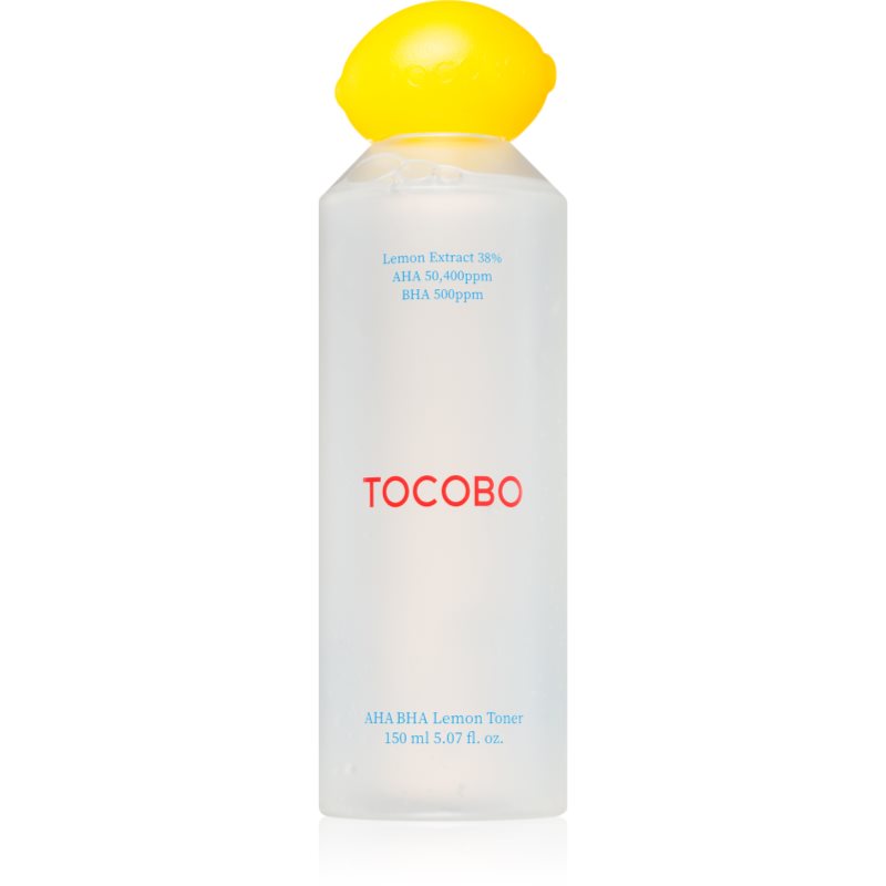 Tocobo Aha Bha Lemon Toner Lozione Tonica Illuminante Per Unificare Il Tono Della Pelle 150 Ml