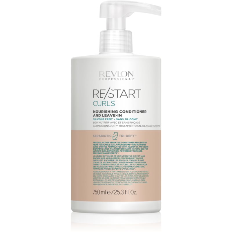 Revlon Professional Re/Start Curls Balsamo Testurizzante Per Capelli Mossi E Ricci 750 Ml