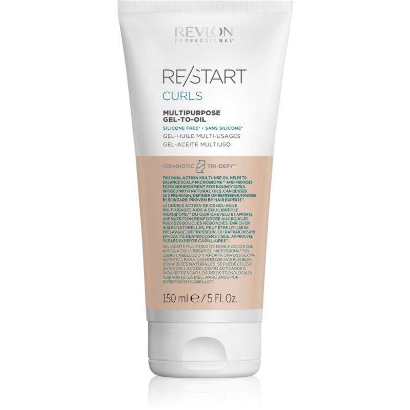 Revlon Professional Re/Start Curls Jelly Oil Idratante Per Ricci Per Definizione E Forma 150 Ml