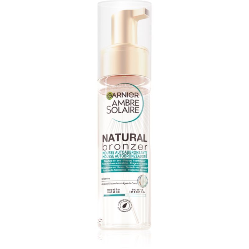 Garnier Ambre Solaire Natural Bronzer Mousse Autoabbronzante 200 Ml
