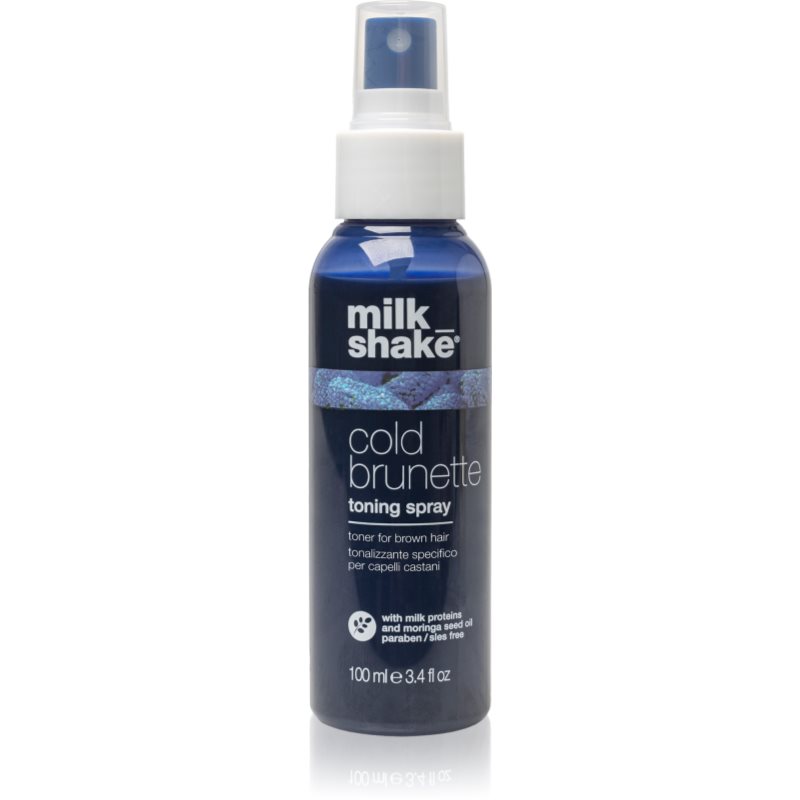 Milk Shake Cold Brunette Toning Spray Spray Sfumature Neutralizzanti Di Ottone 100 Ml