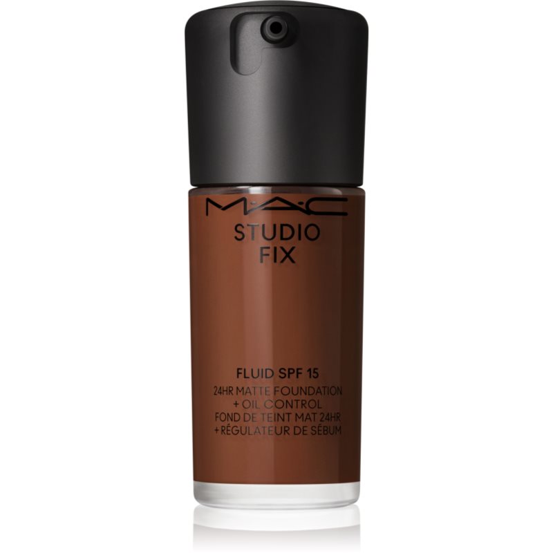 Mac Cosmetics Studio Fix Fluid Spf 15 24Hr Matte Foundation + Oil Control Fondotinta Opacizzante Spf 15 Colore Nw55 30 Ml