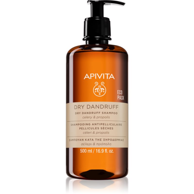 Apivita Dandruff Dry Dandruff Shampoo Shampoo Antiforfora Per Pelli Secche 500 Ml