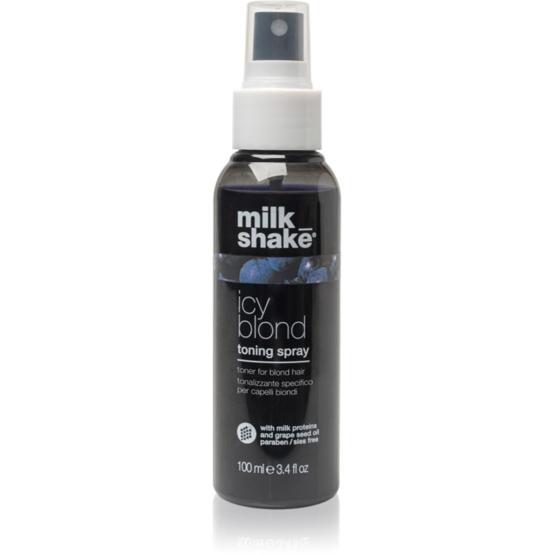 Milk Shake Icy Blond Toning Spray Spray Neutralizzante Per Toni Gialli 100 Ml