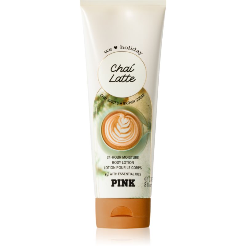 Victoria'S Secret Pink Chai Latte Latte Corpo Da Donna 236 Ml