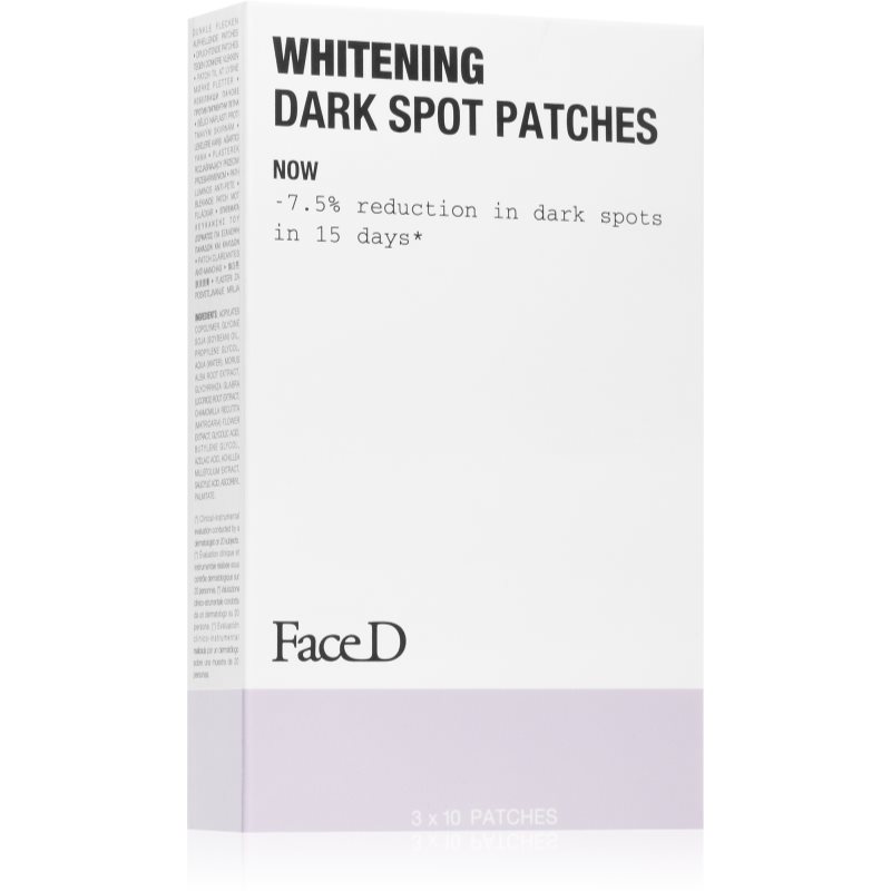 Face D Whitening Cerotti Per Pelli Problematiche Contro Le Macchie Scure 3X10 Pz