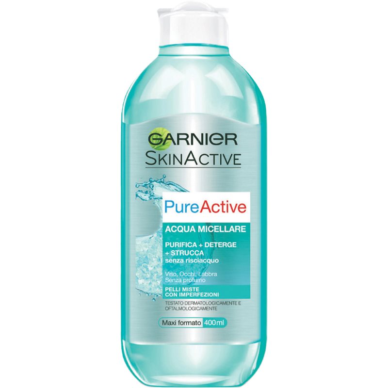 Garnier Skin Active Pure Active Lozione Micellare Detergente 400 Ml