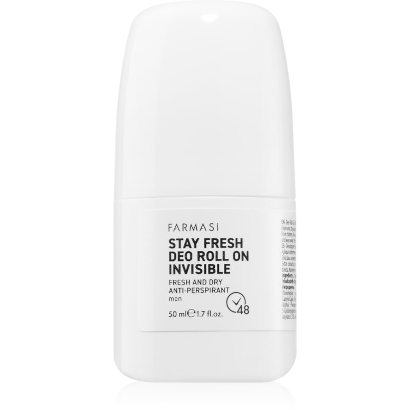 Farmasi Stay Fresh Deodorante Roll-On Per Uomo 50 Ml