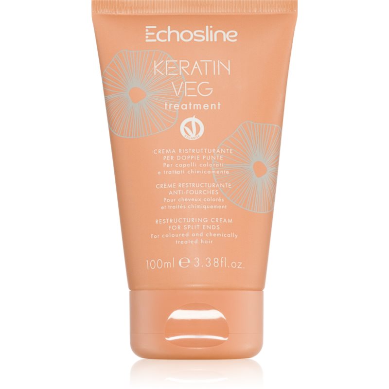 Echosline Keratin Veg Treatment Crema Per Doppie Punte 100 Ml