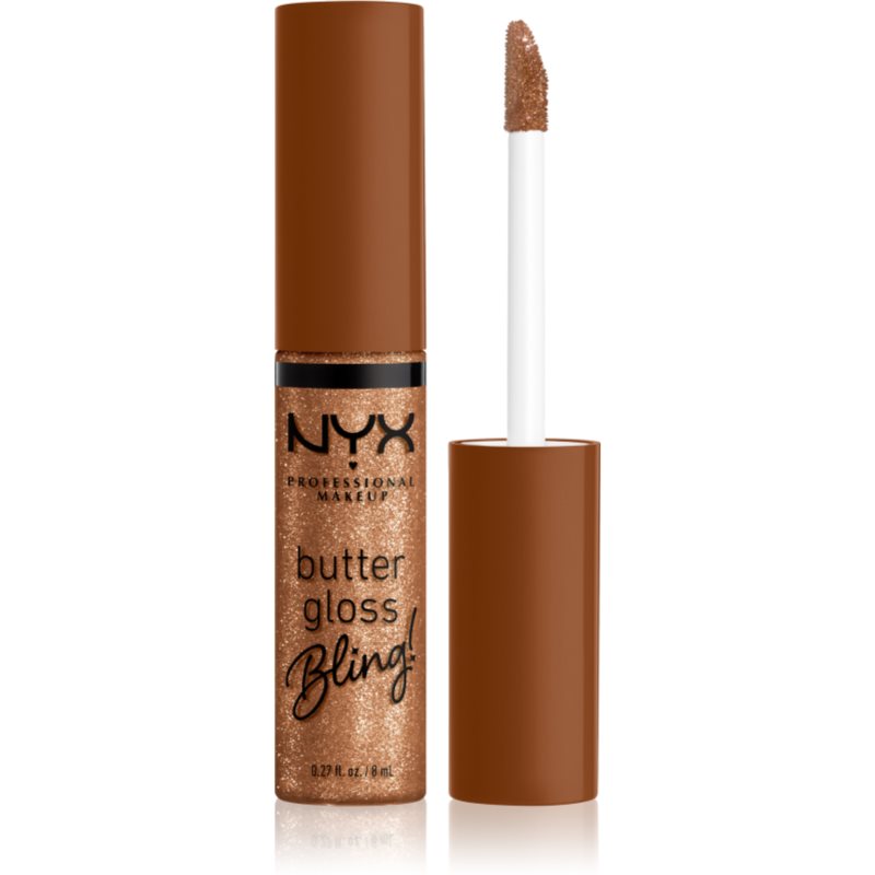Nyx Professional Makeup Butter Gloss Bling Lucidalabbra Brillante Colore 04 Pay Me In Gold 8 Ml