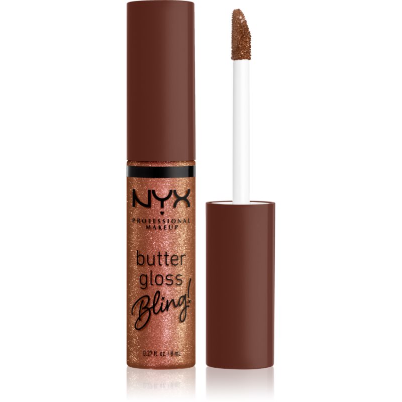 Nyx Professional Makeup Butter Gloss Bling Lucidalabbra Brillante Colore 08 Hu$Tla 8 Ml