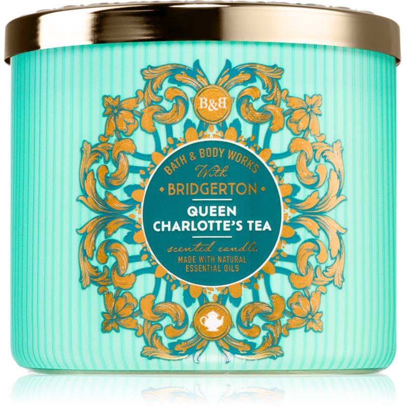 Bath & Body Works Bridgerton Queen Charlotte'S Tea Candela Profumata 411 G