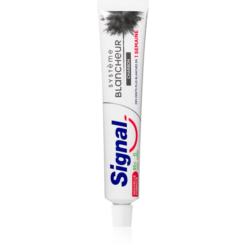 Signal White System Dentifricio Sbiancante Con Carbone Attivo 75 Ml