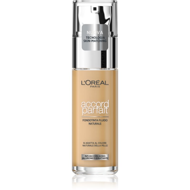L’Oréal Paris Accord Parfait Fondotinta Liquido Colore 4N 30 Ml