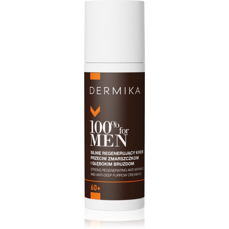 Dermika 100% For Men Crema Rigenerante Antirughe Per Uomo 60+ 50 Ml