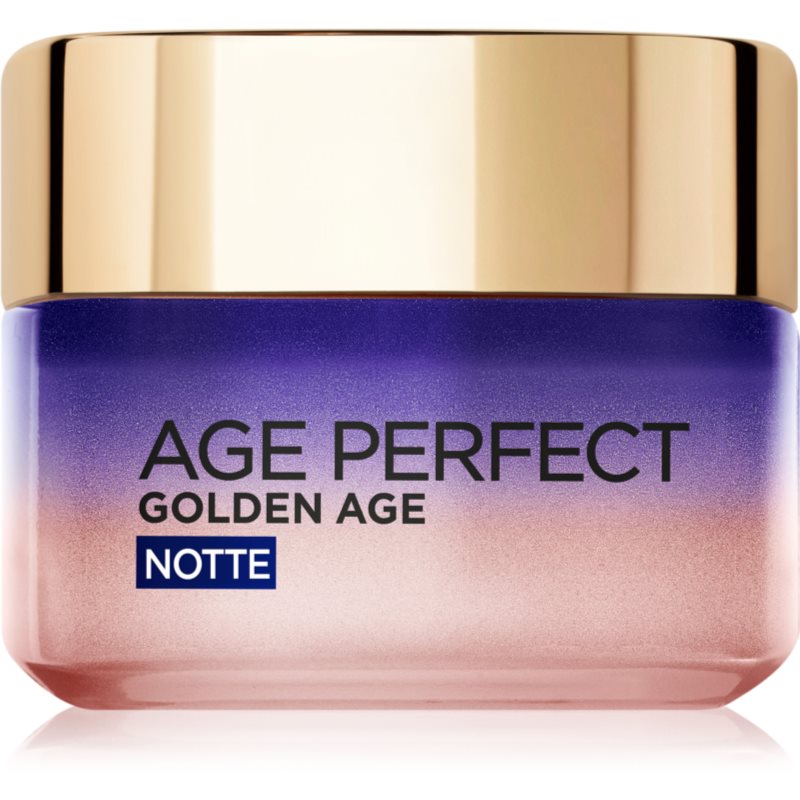 L’Oréal Paris Age Perfect Golden Age Crema Notte Antirughe Per Pelli Mature 60+ 50 Ml
