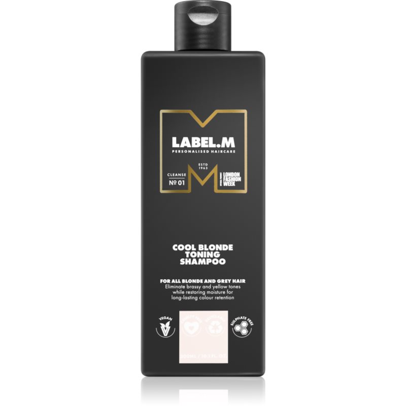 Label.M Cool Blonde Shampoo Per Capelli Biondi 300 Ml