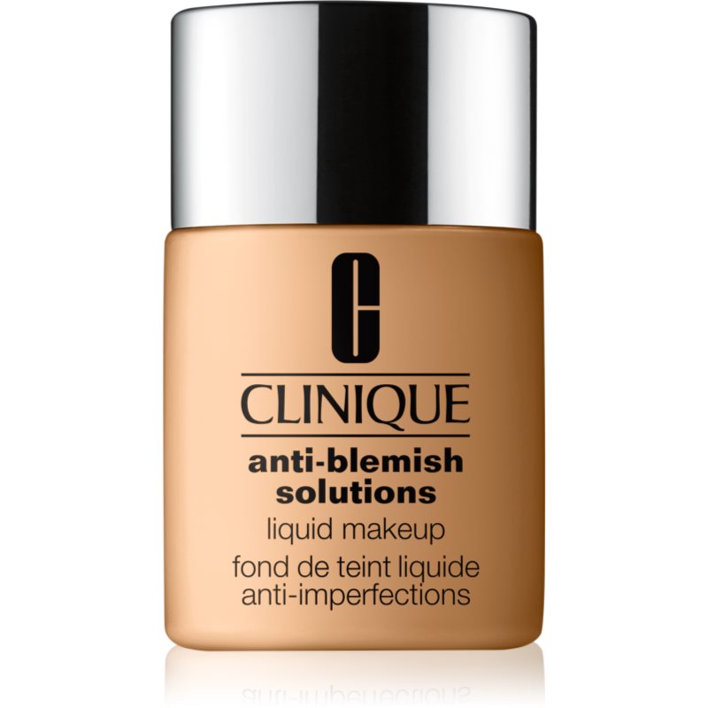 Clinique Anti-Blemish Solutions™ Liquid Makeup Fondotinta Coprente Per Pelli Grasse Con Tendenza All'Acne Colore Wn 46 Golden Neutral 30 Ml