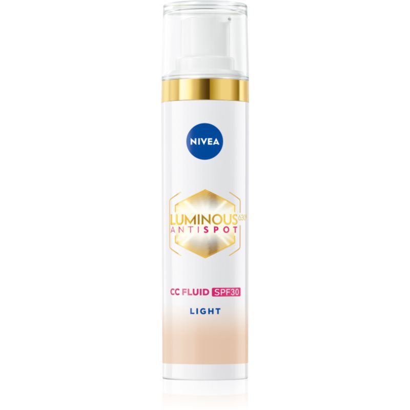 Nivea Luminous 630 Anti Spot Cc Cream Illuminante Spf 30 Colore Light 40 Ml