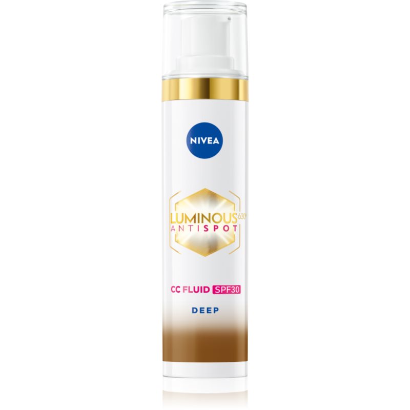 Nivea Luminous 630 Anti Spot Cc Cream Illuminante Spf 30 Colore Deep 40 Ml