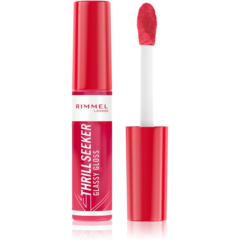 Rimmel Thrill Seeker Glassy Gloss Lucidalabbra Volumizzante Colore 350 Pink To The Berry 10 Ml