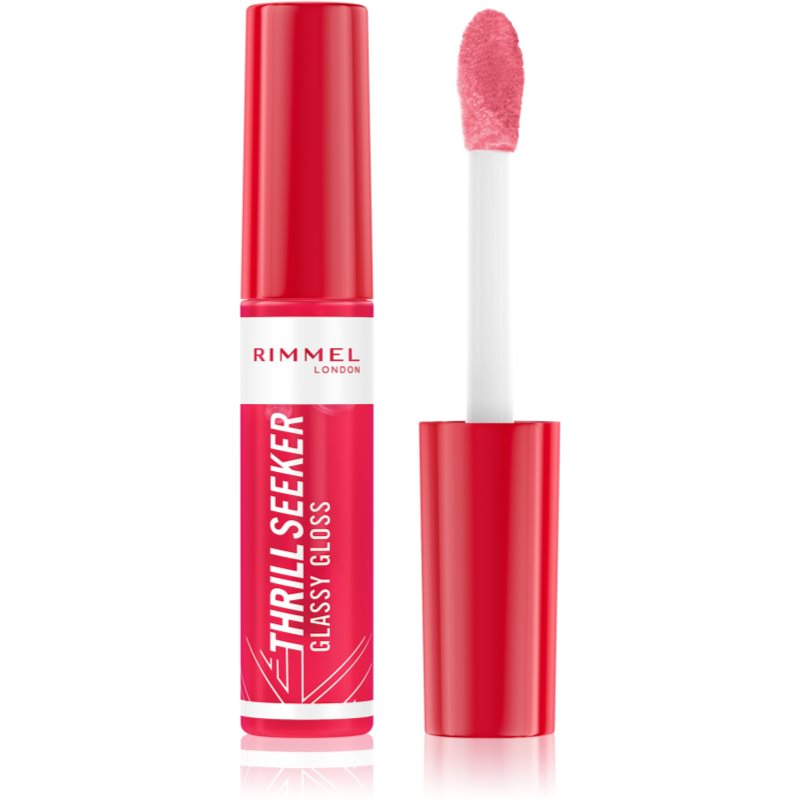 Rimmel Thrill Seeker Glassy Gloss Lucidalabbra Volumizzante Colore 600 Berry Glace 10 Ml