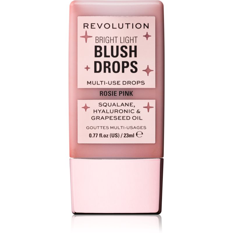 Makeup Revolution Bright Light Blush Drops Blush Liquido Colore Pink Rosie 23 Ml