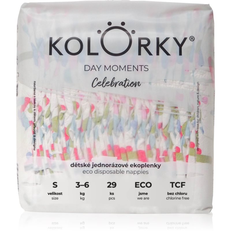 Kolorky Day Moments Celebration Pannolini Eco Usa E Getta Size S 3-6 Kg 29 Pz