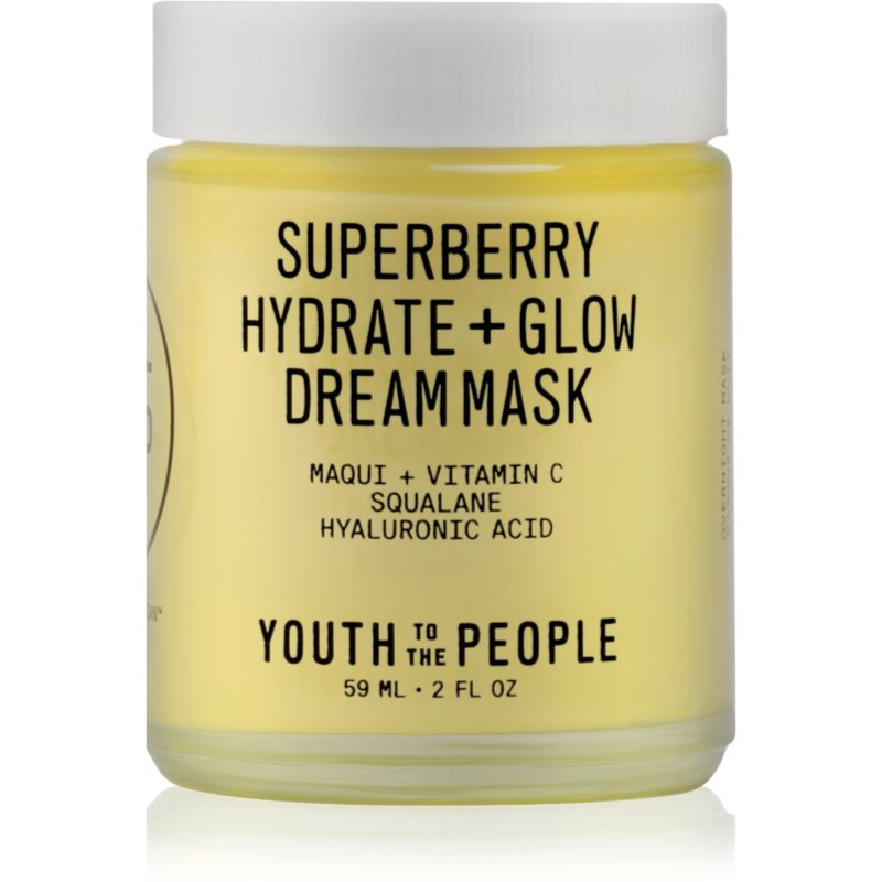 Youth To The People Superberry Hydrate + Glow Dream Mask Maschera Illuminante E Idratante 59 Ml