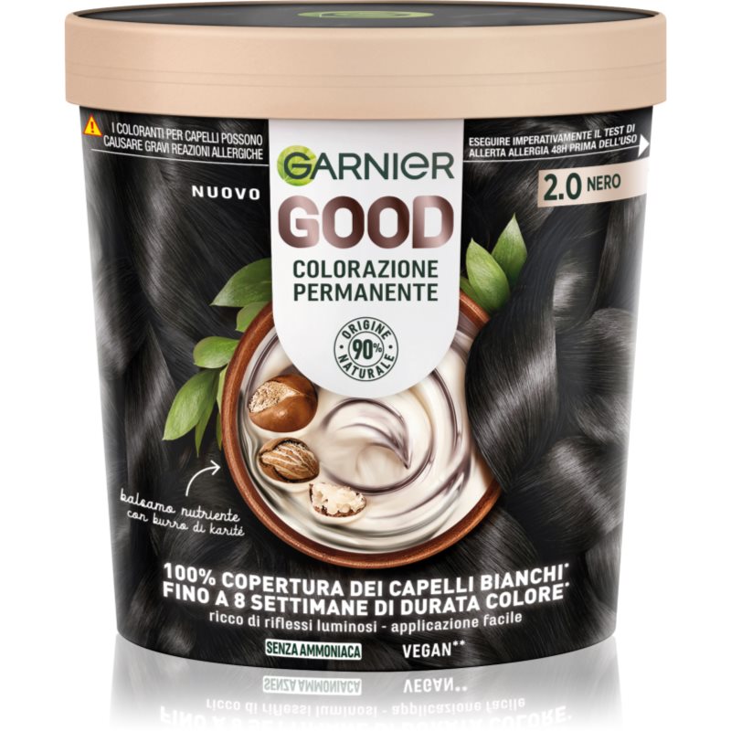 Garnier Good Color Tinta Permanente Per Capelli 2.0 Nero 1 Pz
