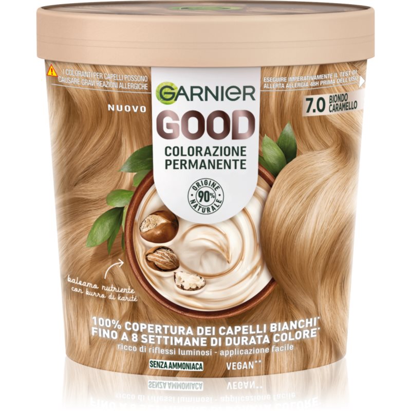 Garnier Good Color Tinta Permanente Per Capelli 7.0 Biondo Caramello 1 Pz