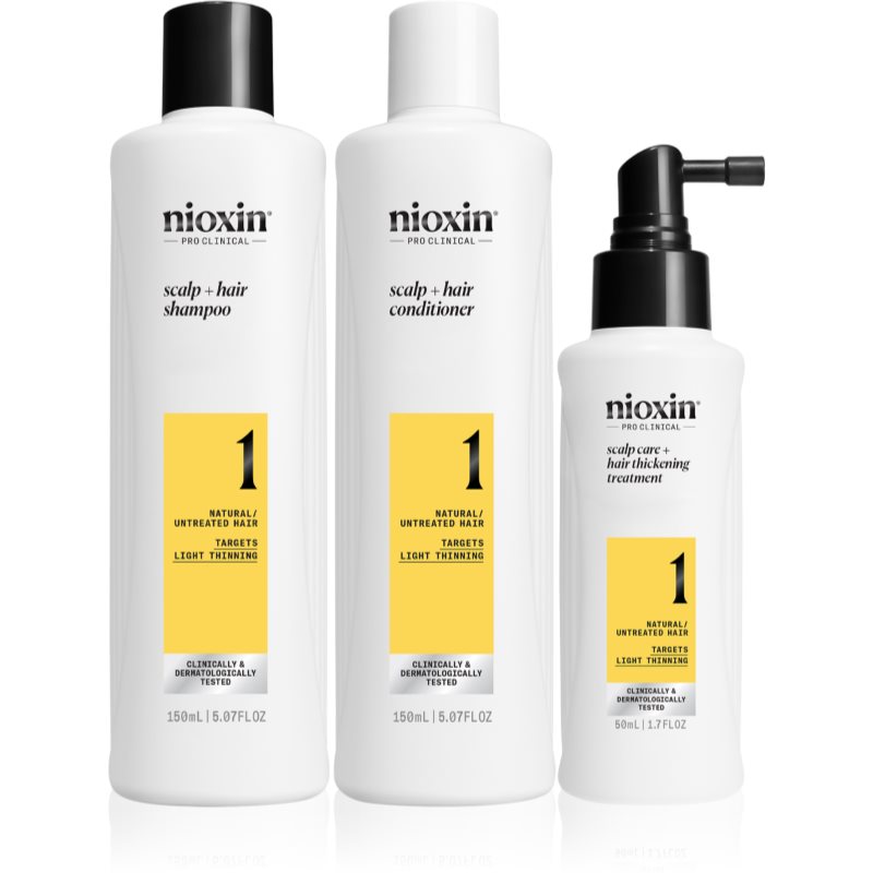 Nioxin System 1 Confezione Regalo Per Capelli Delicati E Diradati 3 Pz
