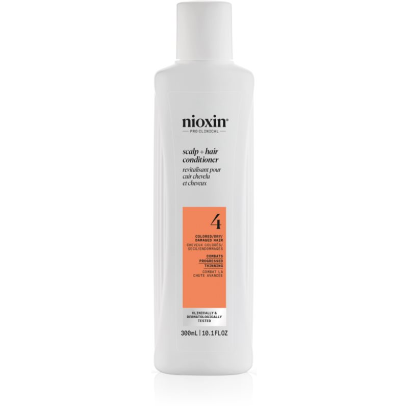 Nioxin System 4 Scalp + Hair Conditioner Balsamo Idratante E Nutriente Per Capelli Tinti E Danneggiati 300 Ml