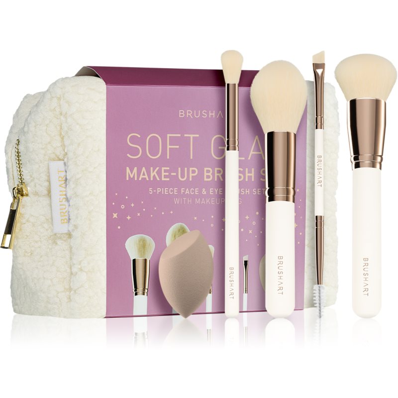 Brushart Basic Soft Glam Make-Up Brush Set Set Di Pennelli Con Custodia