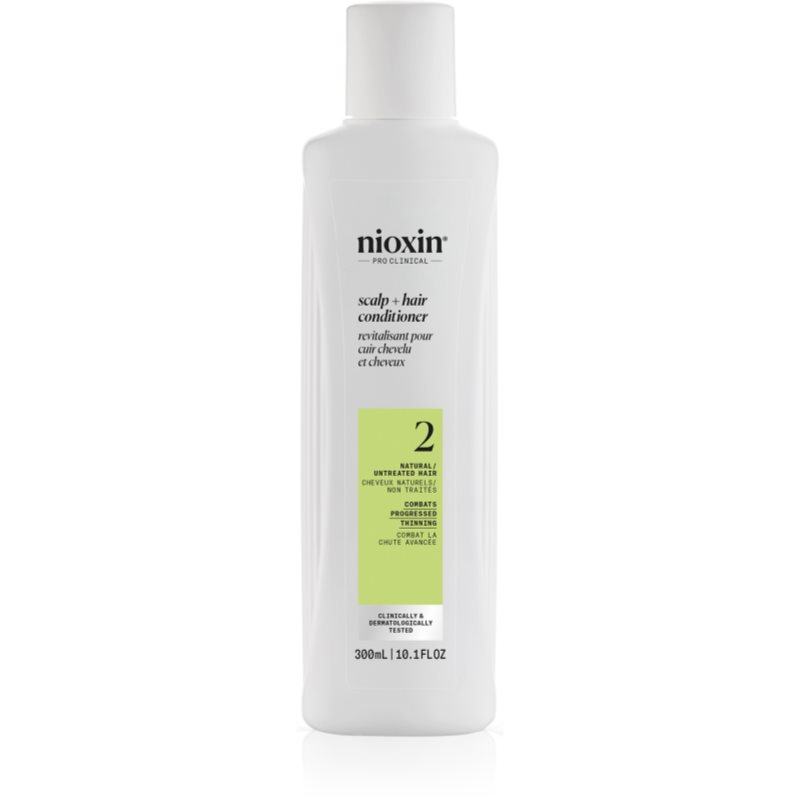 Nioxin System 2 Scalp + Hair Conditioner Balsamo Contro La Perdita Di Densità Dei Capelli 300 Ml