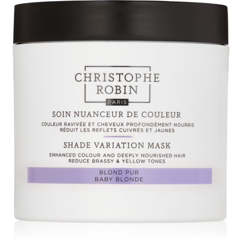 Christophe Robin Shade Variation Mask Maschera Nutriente In Crema Per Capelli Colore Baby Blond 250 Ml