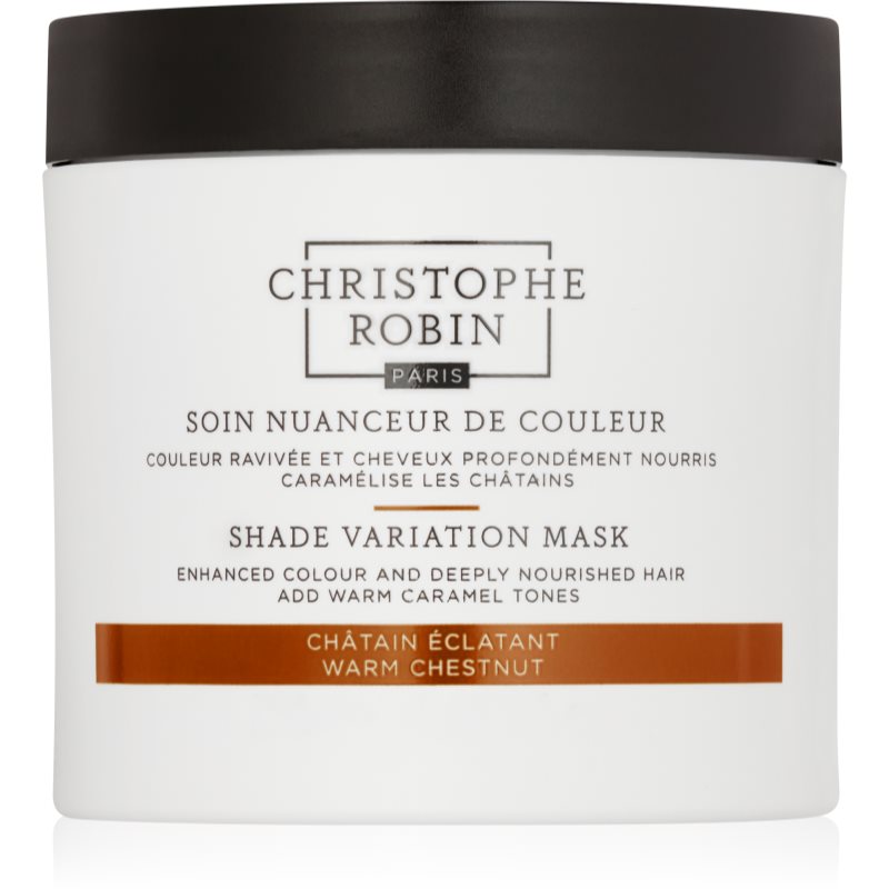 Christophe Robin Shade Variation Mask Maschera Nutriente In Crema Per Capelli Colore Warm Chesnut 250 Ml