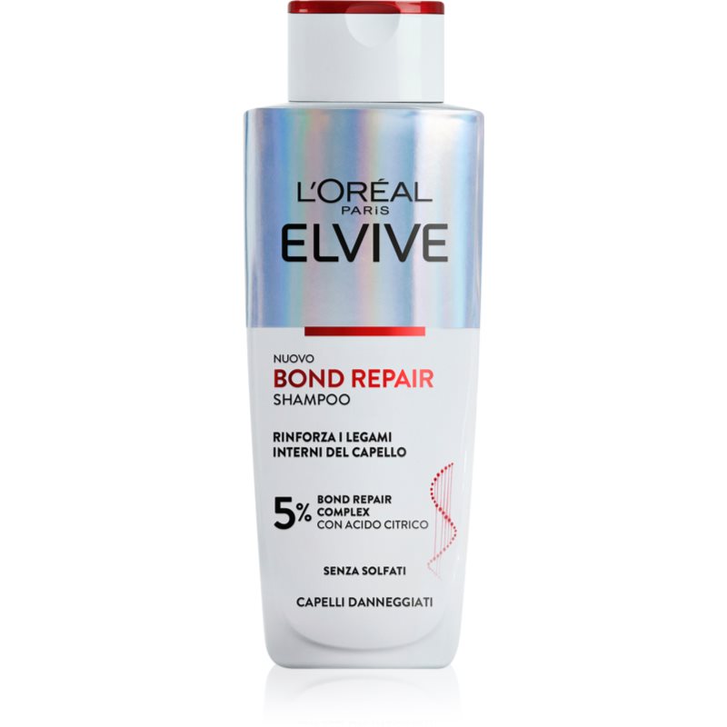 L’Oréal Paris Elvive Bond Repair Shampoo Rigenerante Per Capelli Rovinati 200 Ml