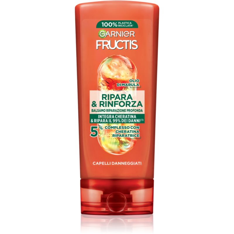 Garnier Fructis Ripara&Rinforza Balsamo Rinforzante Per Capelli Rovinati 200 Ml