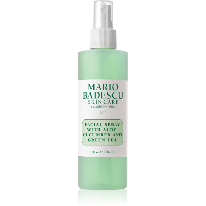 Mario Badescu Facial Spray With Aloe, Cucumber And Green Tea Spray Rinfrescante Per Pelli Stanche 236 Ml