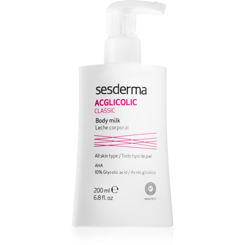 Sesderma Acglicolic Classic Body Latte Corpo Rassodante Effetto Scrub 200 Ml