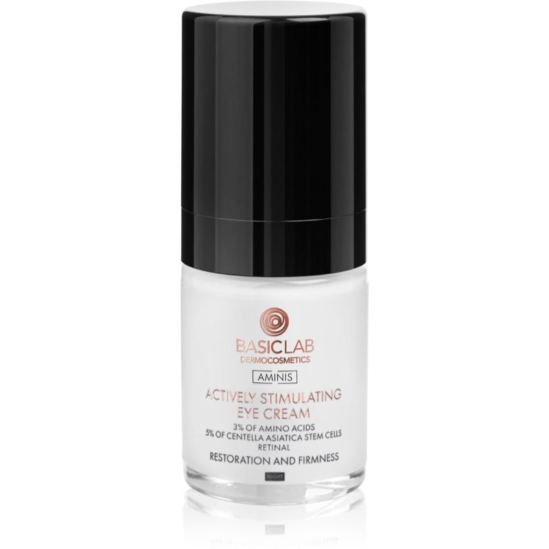 Basiclab Dermocosmetics Aminis Crema Contorno Occhi Rassodante Effetto Lifting Per La Notte 18 Ml