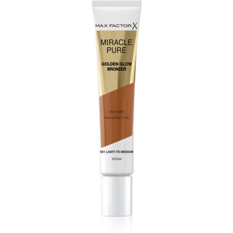 Max Factor Miracle Pure Bronzer In Crema Illuminante Colore 001 Light To Medium 15 Ml