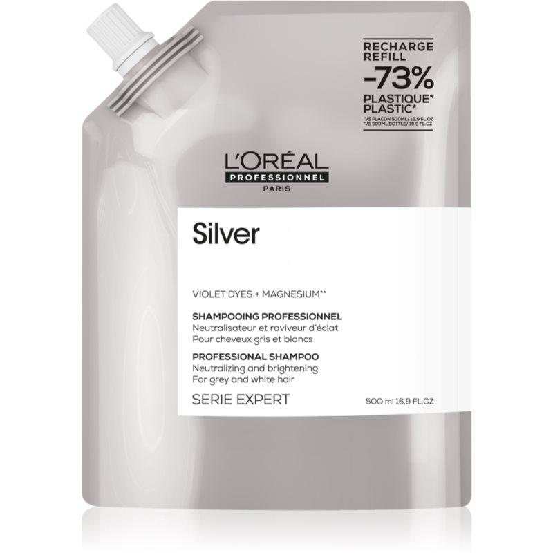 L’Oréal Professionnel Serie Expert Silver Shampoo Delicato Argento Per Capelli Grigi 500 Ml
