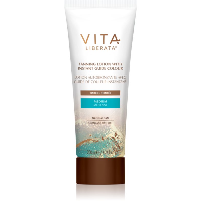 Vita Liberata Tinted Tanning Lotion Latte Autoabbronzante Corpo Colore Medium 200 Ml