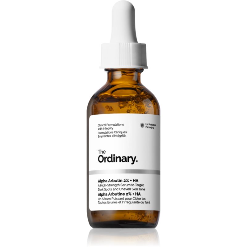 The Ordinary Alpha Arbutin 2% + Ha Siero Illuminante Viso Con Acido Ialuronico 60 Ml