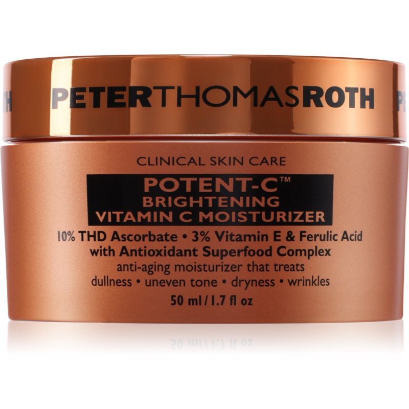 Peter Thomas Roth Potent-C Power Moisturizer Crema Idratante Viso Con Vitamina C 50 Ml